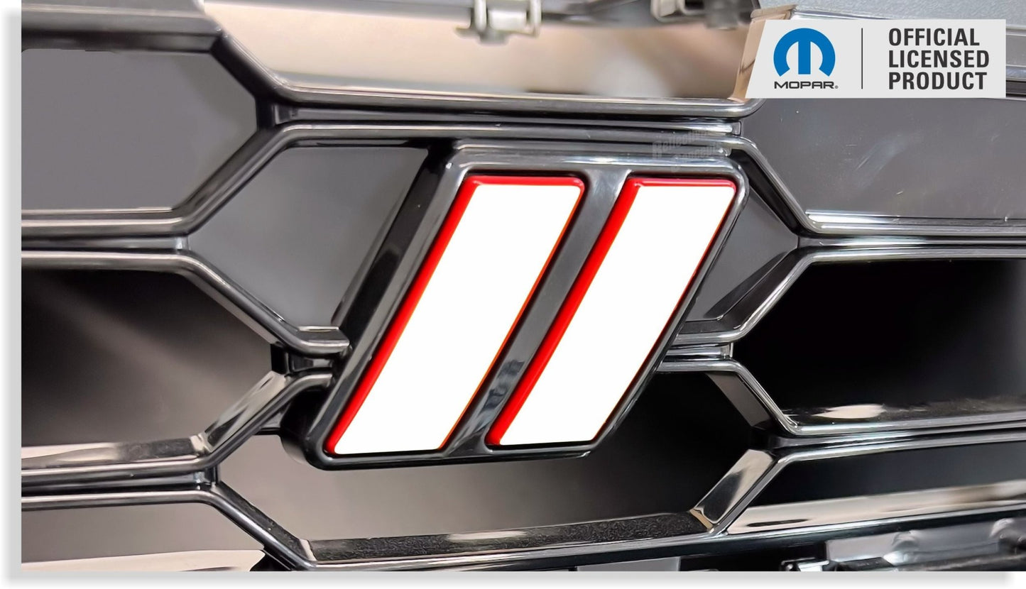 Hash Mark Grille Emblem Overlay Decal - 23 - 25 Hornet - Speedlogix