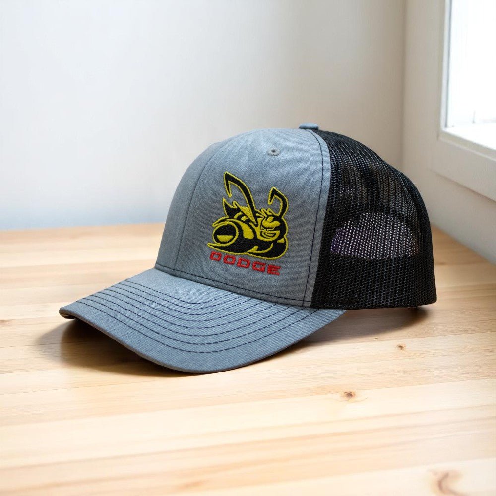 Hat - Dodge Daytona Scat Pack EV - SnapBack Trucker (Heather Grey/Black) - Speedlogix
