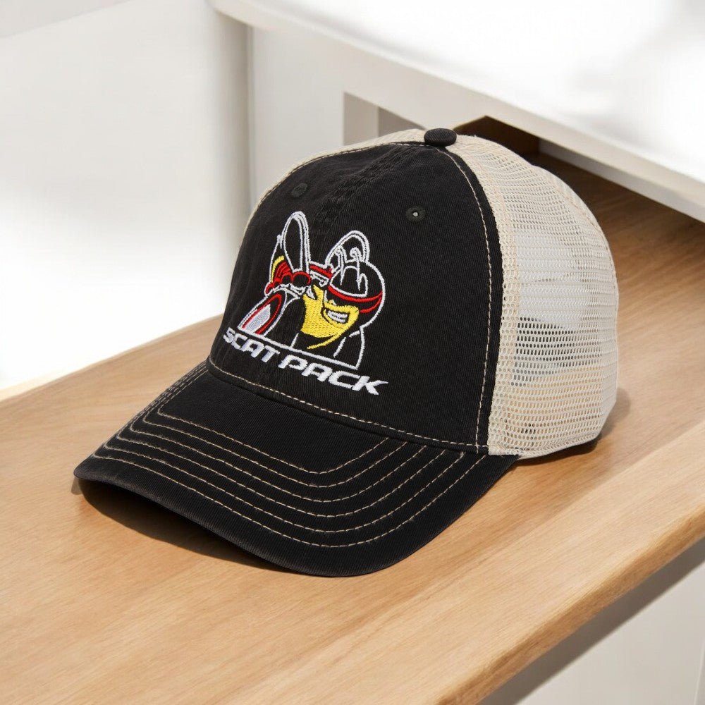 Hat - Dodge Scat Pack SnapBack - Black/Stone - Speedlogix