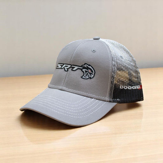 Hat - Dodge SRT Hellcat Redeye Gravel SnapBack Trucker - Black/Grey/White - Speedlogix