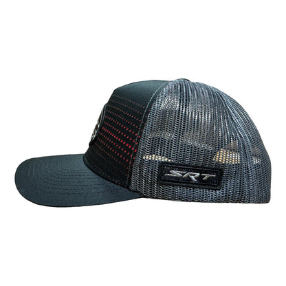 Hat - Dodge SRT Hellcat Redeye Rumble SnapBack Trucker - Black/Charcoal/Red - Speedlogix