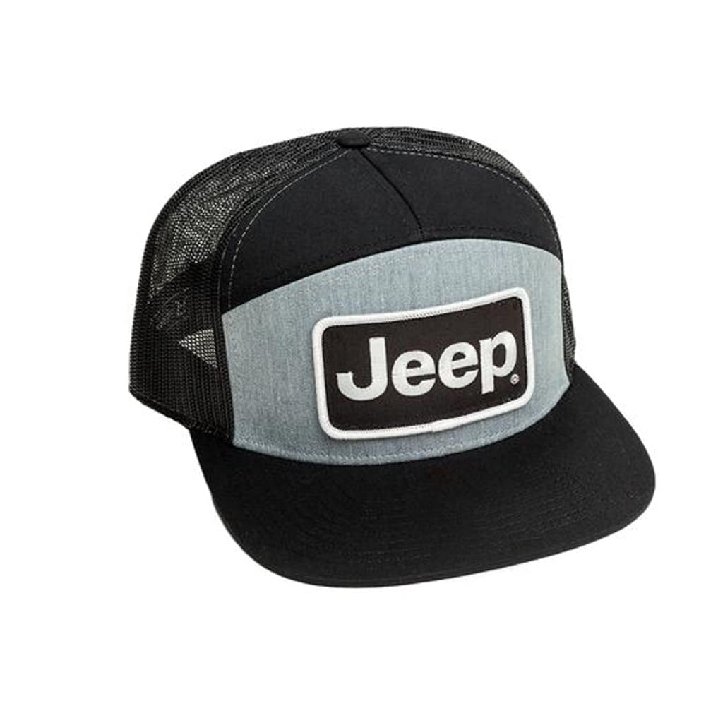 Hat - Jeep 7 Panel Flatbill Snapback Patch - FINAL SALE - Speedlogix