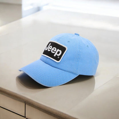 Hat - Jeep Chino Twill Patch - Blue - Speedlogix