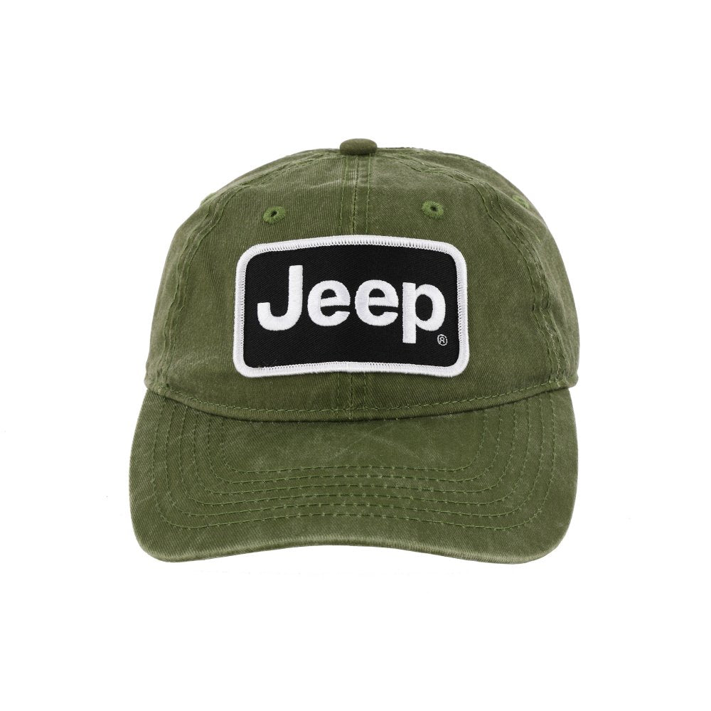 Hat - Jeep Chino Twill Patch - Light Olive - Speedlogix