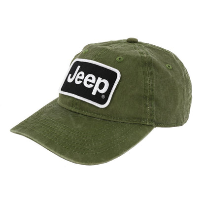 Hat - Jeep Chino Twill Patch - Light Olive - Speedlogix