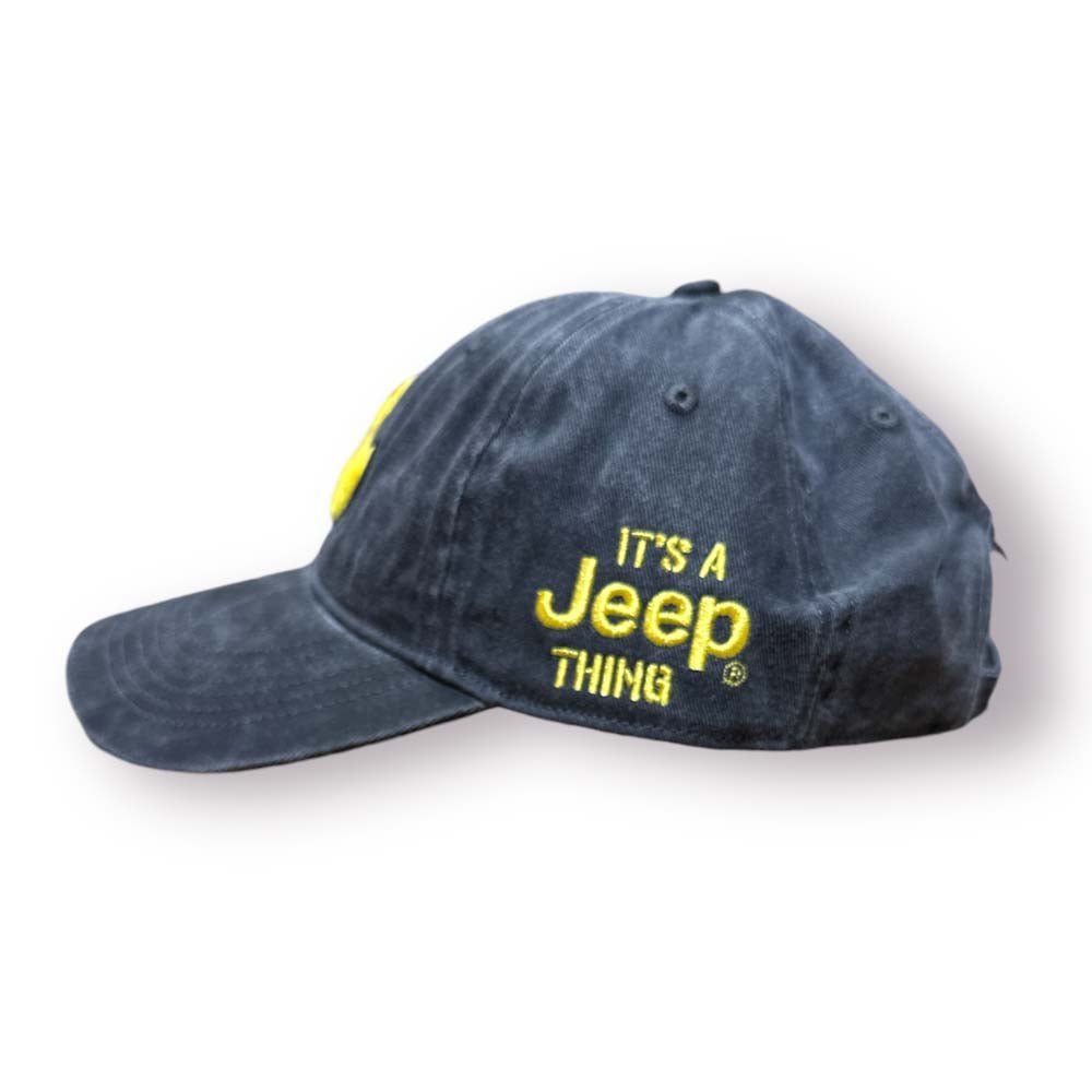 Hat - Jeep Chino Twill Ponytail with Chenille Duck Patch - Speedlogix