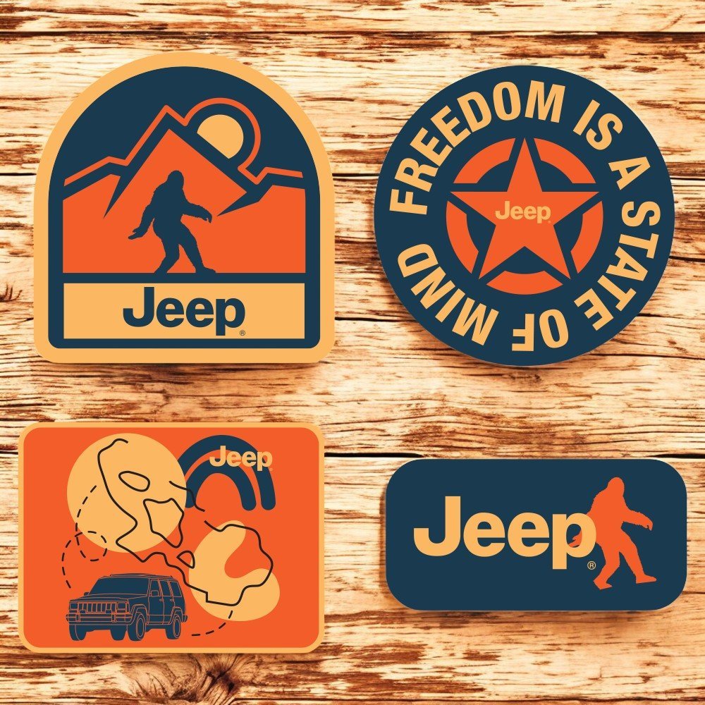 Hat - Jeep Chino Twill Ponytail with Chenille Sasquatch Patch - Khaki - Speedlogix