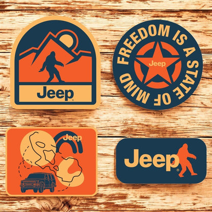 Hat - Jeep Chino Twill Ponytail with Chenille Sasquatch Patch - Khaki - Speedlogix