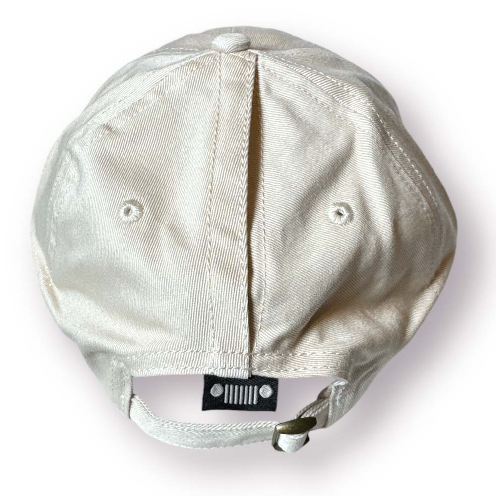 Hat - Jeep Chino Twill Ponytail with Chenille Sasquatch Patch - Khaki - Speedlogix