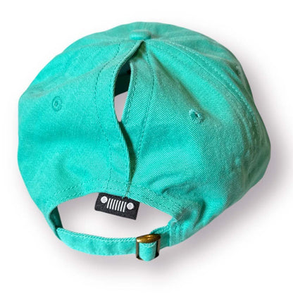 Hat - Jeep Chino Twill Ponytail with Chenille Text Patch - Speedlogix