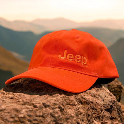 Hat - Jeep Chino Twill TONAL - Orange - Speedlogix