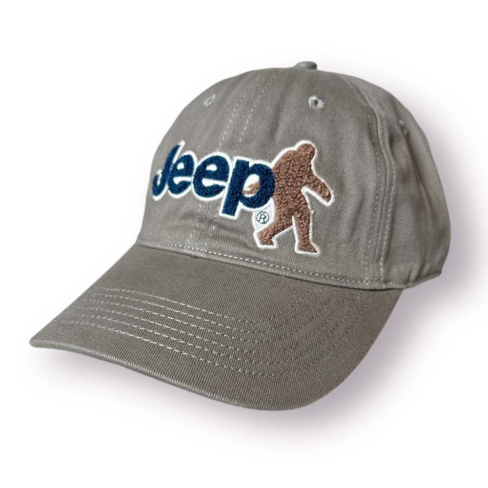 Hat - Jeep Chino Twill with Chenille Sasquatch Patch - Speedlogix