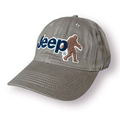 Hat - Jeep Chino Twill with Chenille Sasquatch Patch - Speedlogix