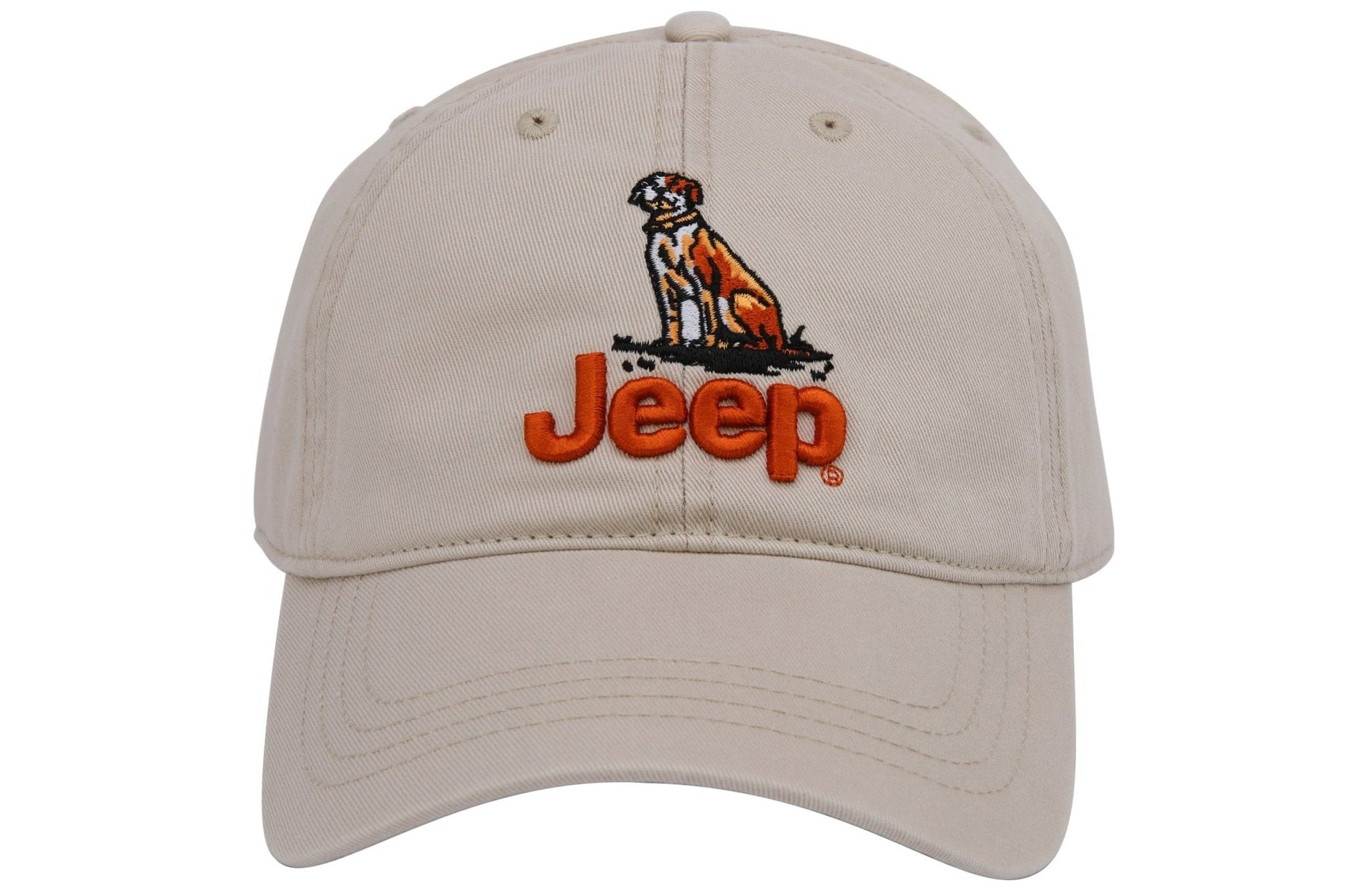 Hat - Jeep Dogs Premium Chino Twill - Khaki - Speedlogix