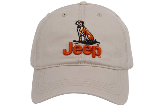 Hat - Jeep Dogs Premium Chino Twill - Khaki - Speedlogix