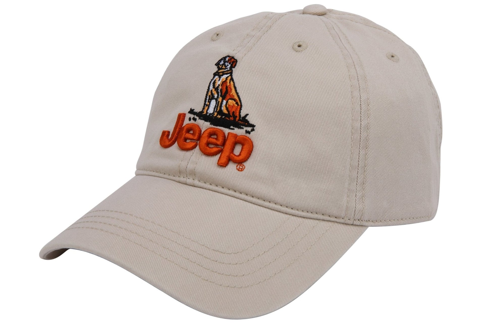 Hat - Jeep Dogs Premium Chino Twill - Khaki - Speedlogix