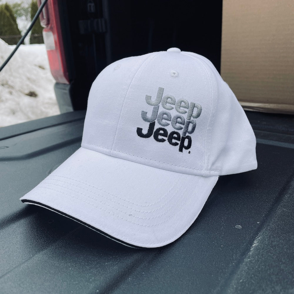 Hat - Jeep® Echo Grays - White - Speedlogix