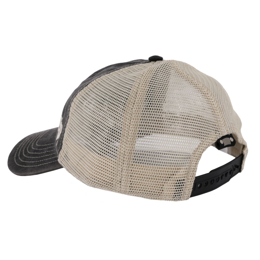Hat - Jeep Garment Washed Trucker - Black - Speedlogix