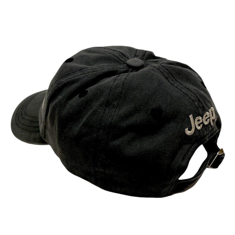 Hat - Jeep Grille Chino Twill Hat - Washed Black - Speedlogix