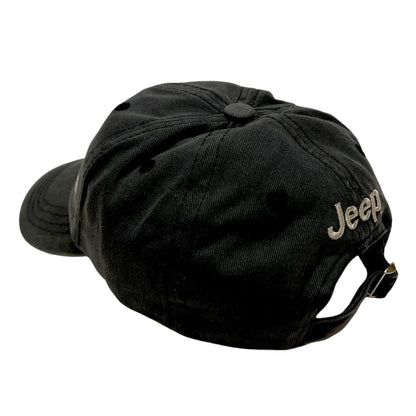 Hat - Jeep Grille Chino Twill Hat - Washed Black - Speedlogix