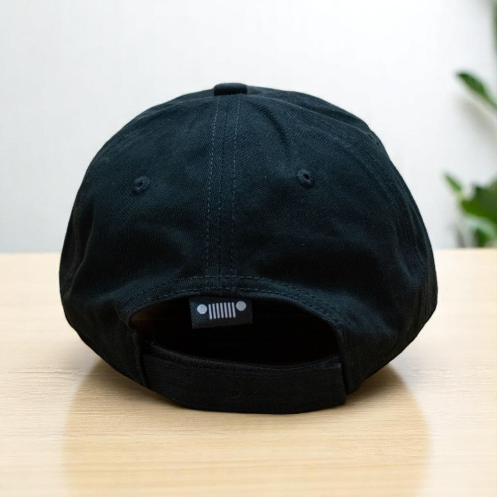 Hat - Jeep Have Fun Out There Patch Garment Washed Black - Speedlogix