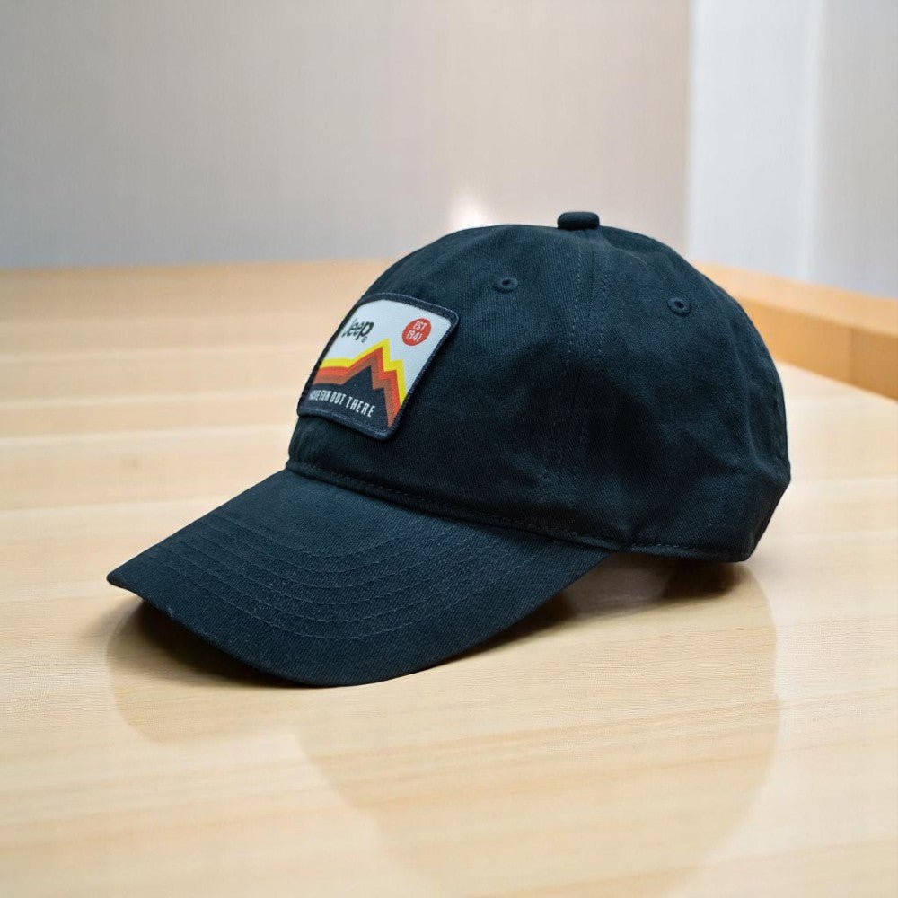 Hat - Jeep Have Fun Out There Patch Garment Washed Black - Speedlogix