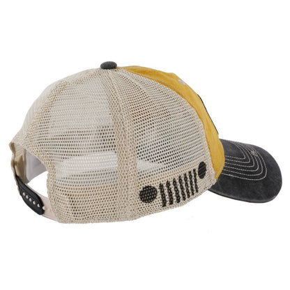 Hat - Jeep Have Fun Out There Patch Garment Washed Trucker - Speedlogix