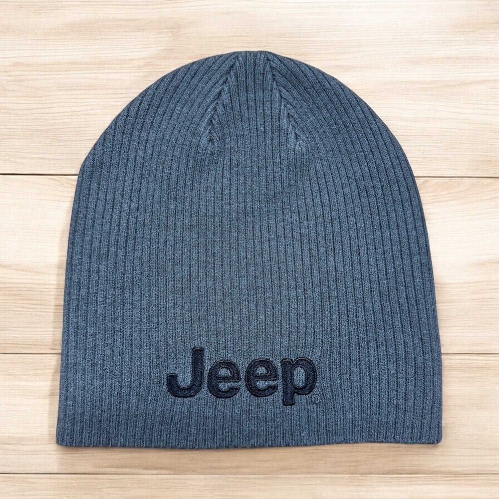 Hat - Jeep Knit Beanie - Charcoal - Speedlogix