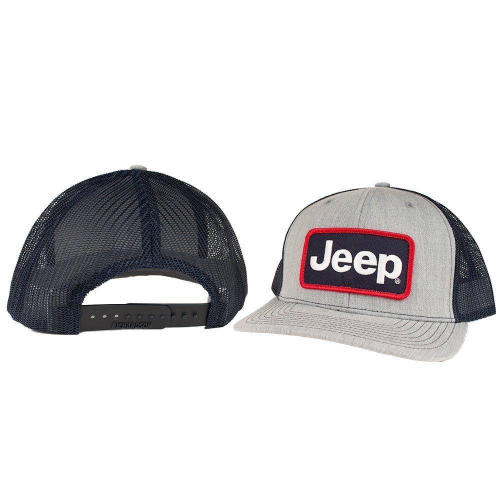 Hat - Jeep Patch Hat - Heather Grey/Navy - Speedlogix
