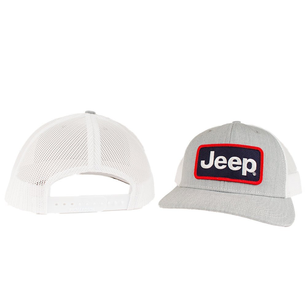 Hat - Jeep Patch Hat - Heather Grey/White - Speedlogix