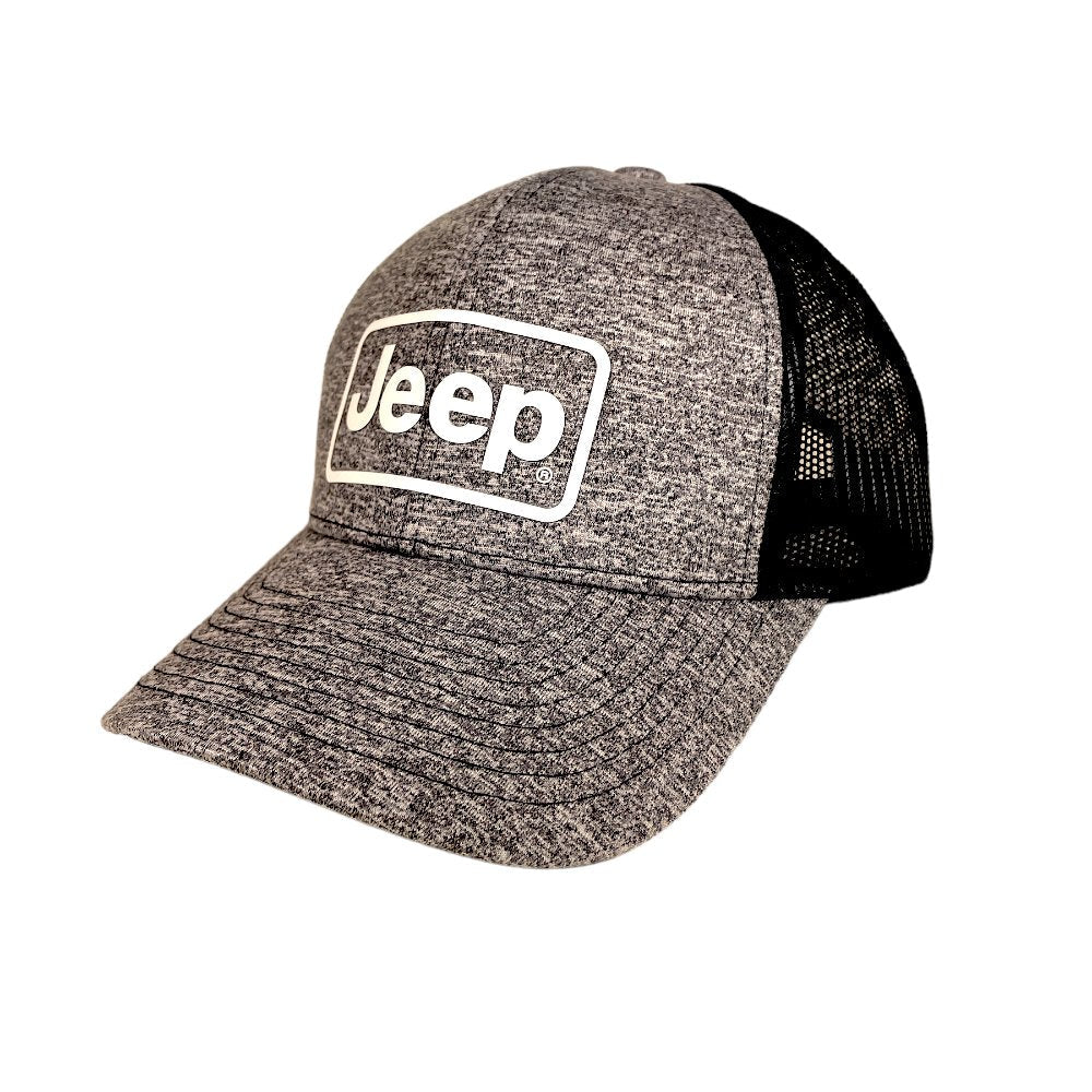 Hat - Jeep Rectangle - Heather Navy - FINAL SALE - Speedlogix