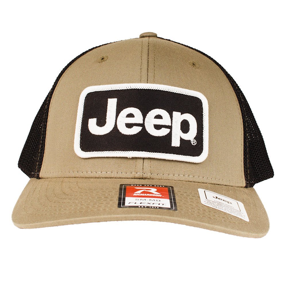 Hat - Jeep Richardson Olive/Black Patch Hat Flexfit - Speedlogix