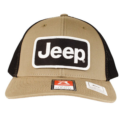 Hat - Jeep Richardson Olive/Black Patch Hat Flexfit - Speedlogix