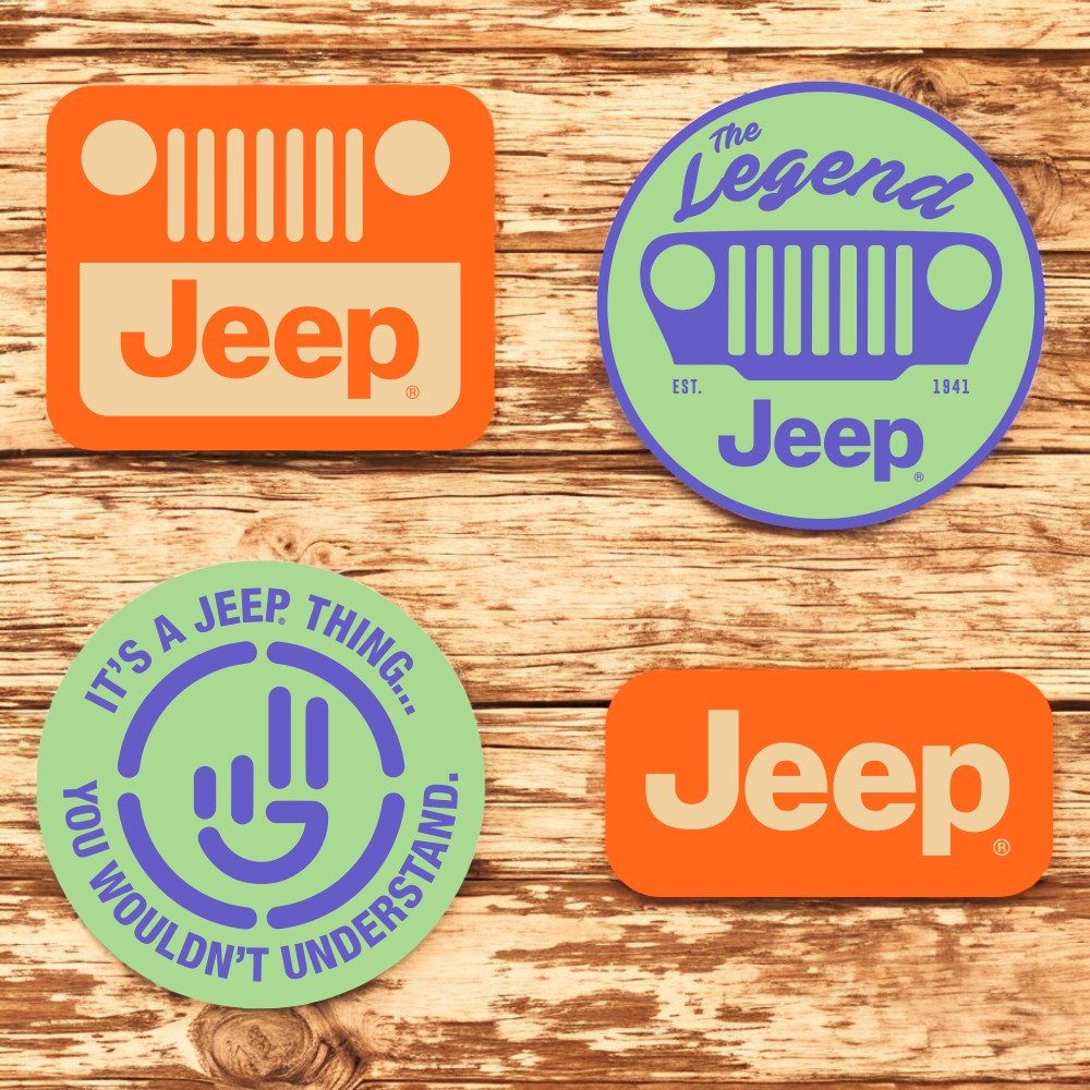 Hat - Jeep Text Flip Knit Tie - Dye - Cotton Candy - Speedlogix