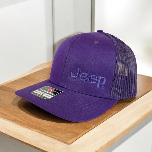 Hat - Jeep Text TONAL Trucker - Reign - Speedlogix
