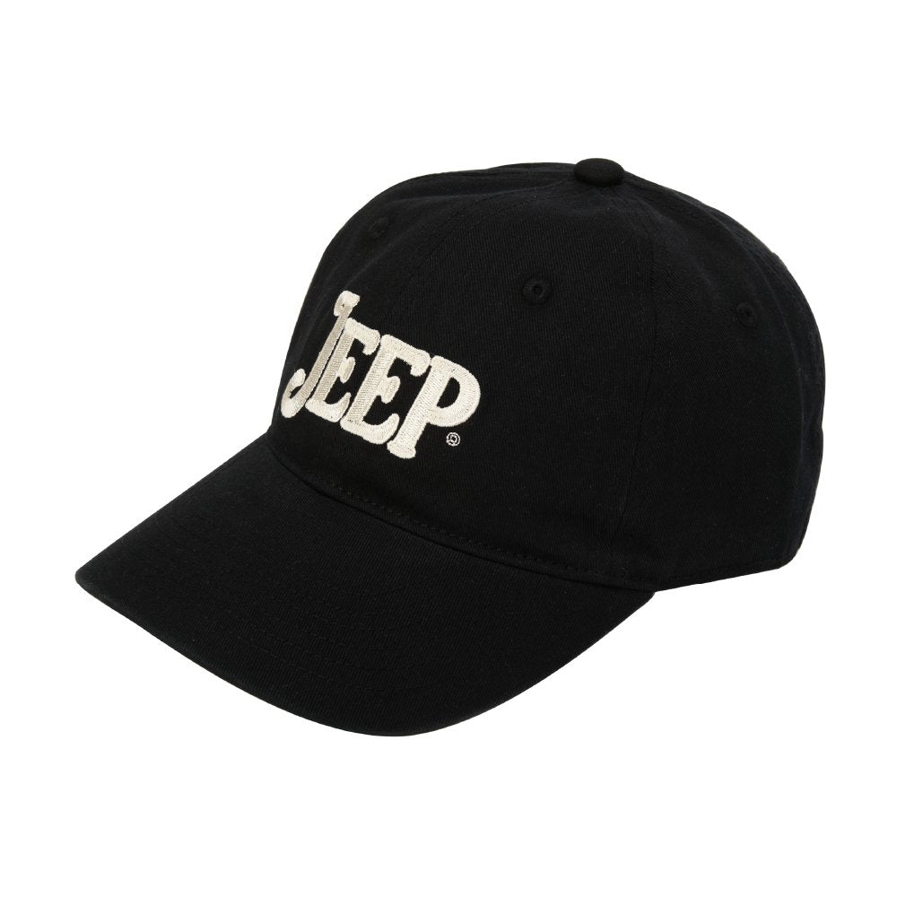 Hat - Jeep Vintage Chino Twill - Black - Speedlogix
