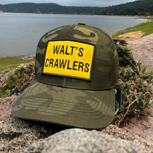 Hat - Walt's Crawlers Patch - Black Camo - Speedlogix