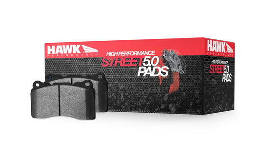 Hawk High Performance Street 5.0 Front Brake Pads 2005 - 2023 Challenger/Charger 5.7L - Speedlogix