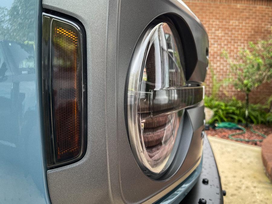 Headlight Bucket Inlays - 2021+ Bronco Badlands / WildTrak / First Edition - Speedlogix