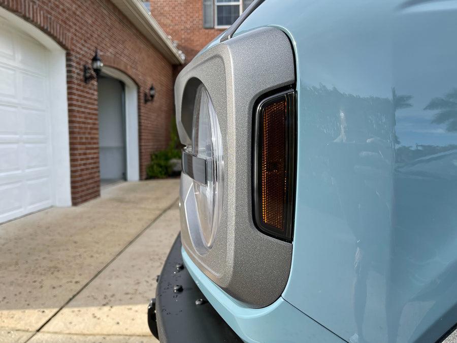 Headlight Bucket Inlays - 2021+ Bronco Badlands / WildTrak / First Edition - Speedlogix