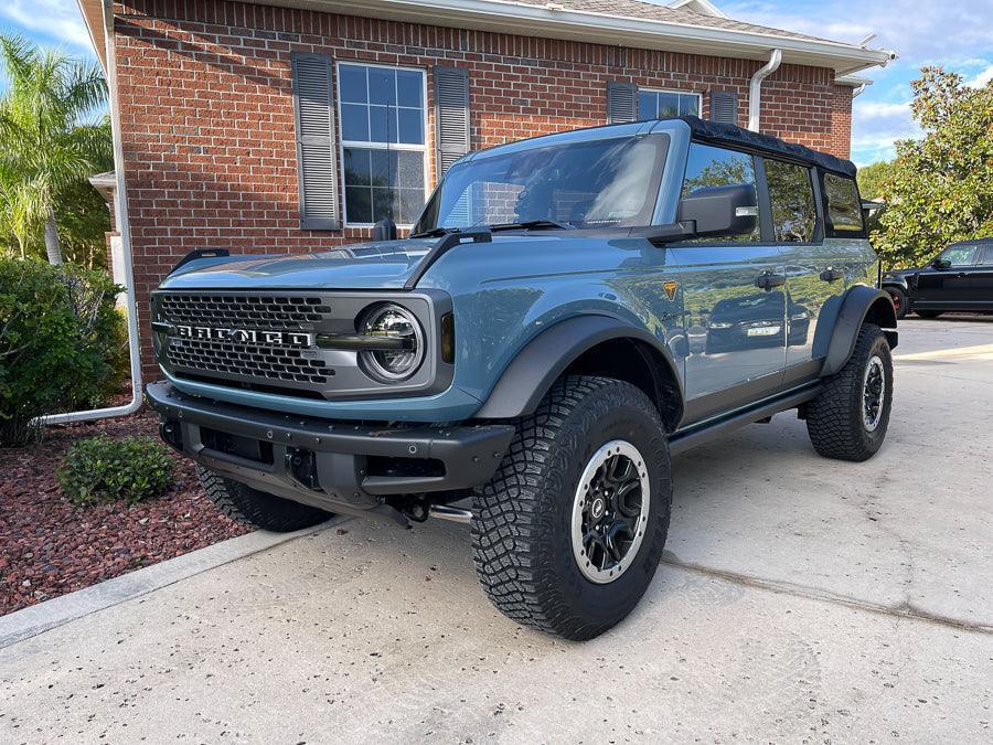 Headlight Bucket Inlays - 2021+ Bronco Badlands / WildTrak / First Edition - Speedlogix