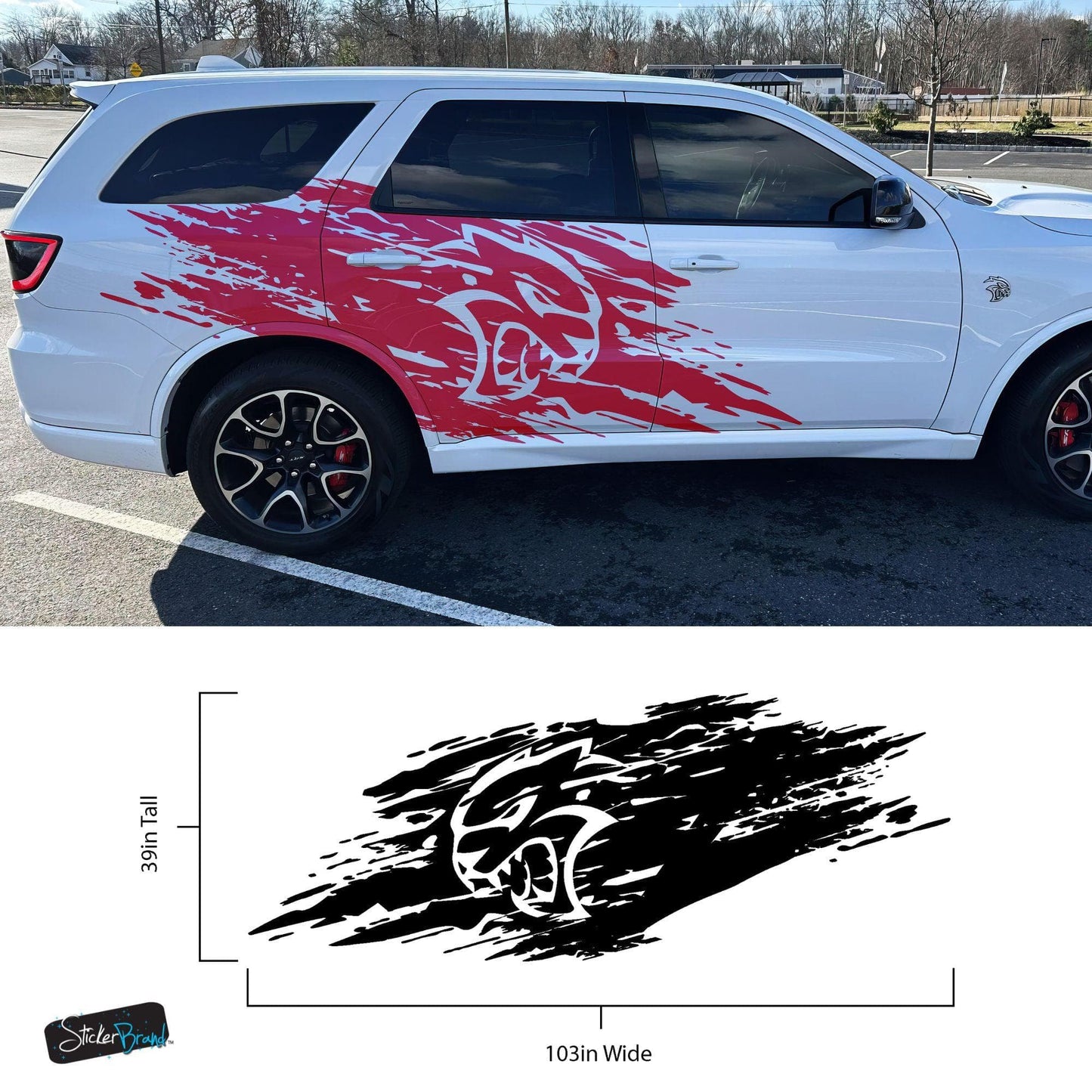 Hellcat Decal Sticker for Challenger, Charger, Durango SRT. 7003 - Speedlogix