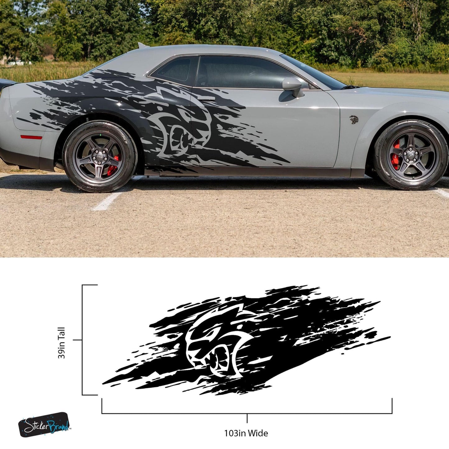 Hellcat Decal Sticker for Challenger, Charger, Durango SRT. 7003 - Speedlogix