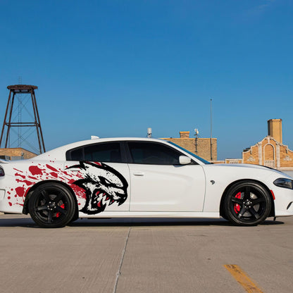 Hellcat Decal Sticker for Challenger, Charger, Durango SRT. Blood Splatter Car Decal. 6993 - Speedlogix