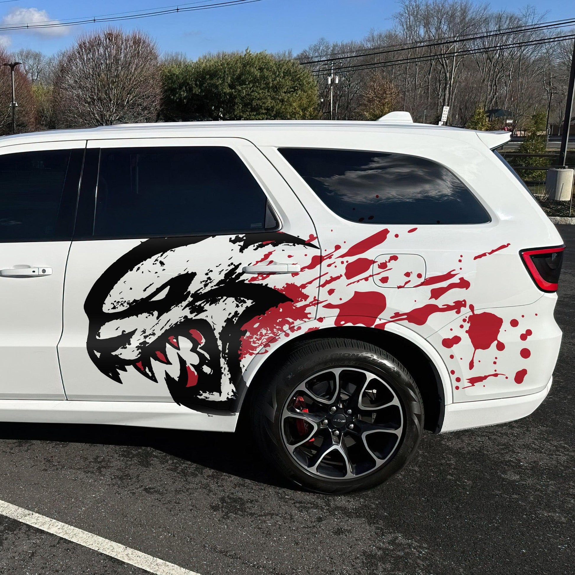 Hellcat Decal Sticker for Challenger, Charger, Durango SRT. Blood Splatter Car Decal. 6993 - Speedlogix