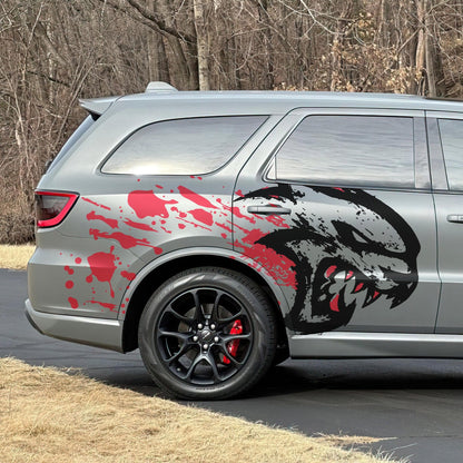Hellcat Decal Sticker for Challenger, Charger, Durango SRT. Blood Splatter Car Decal. 6993 - Speedlogix