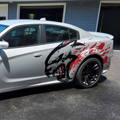 Hellcat Decal Sticker for Challenger, Charger, Durango SRT. Blood Splatter Car Decal. 6993 - Speedlogix