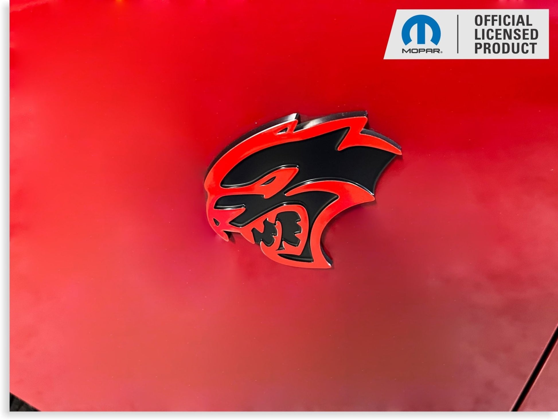 Hellcat Emblem Overlay Decals (pair) - 15 - 18 Challenger SRT Hellcat - Speedlogix