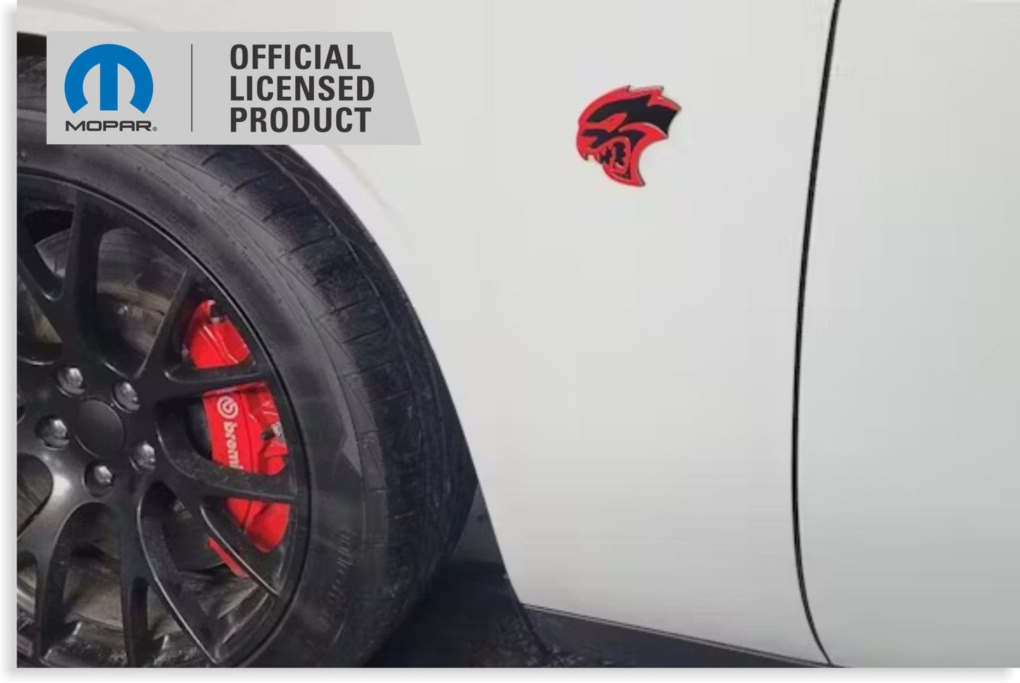 Hellcat Emblem Overlay Decals (pair) - 15 - 18 Challenger SRT Hellcat - Speedlogix