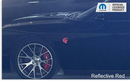 Hellcat Emblem Overlay Decals (pair) - 15 - 18 Challenger SRT Hellcat - Speedlogix